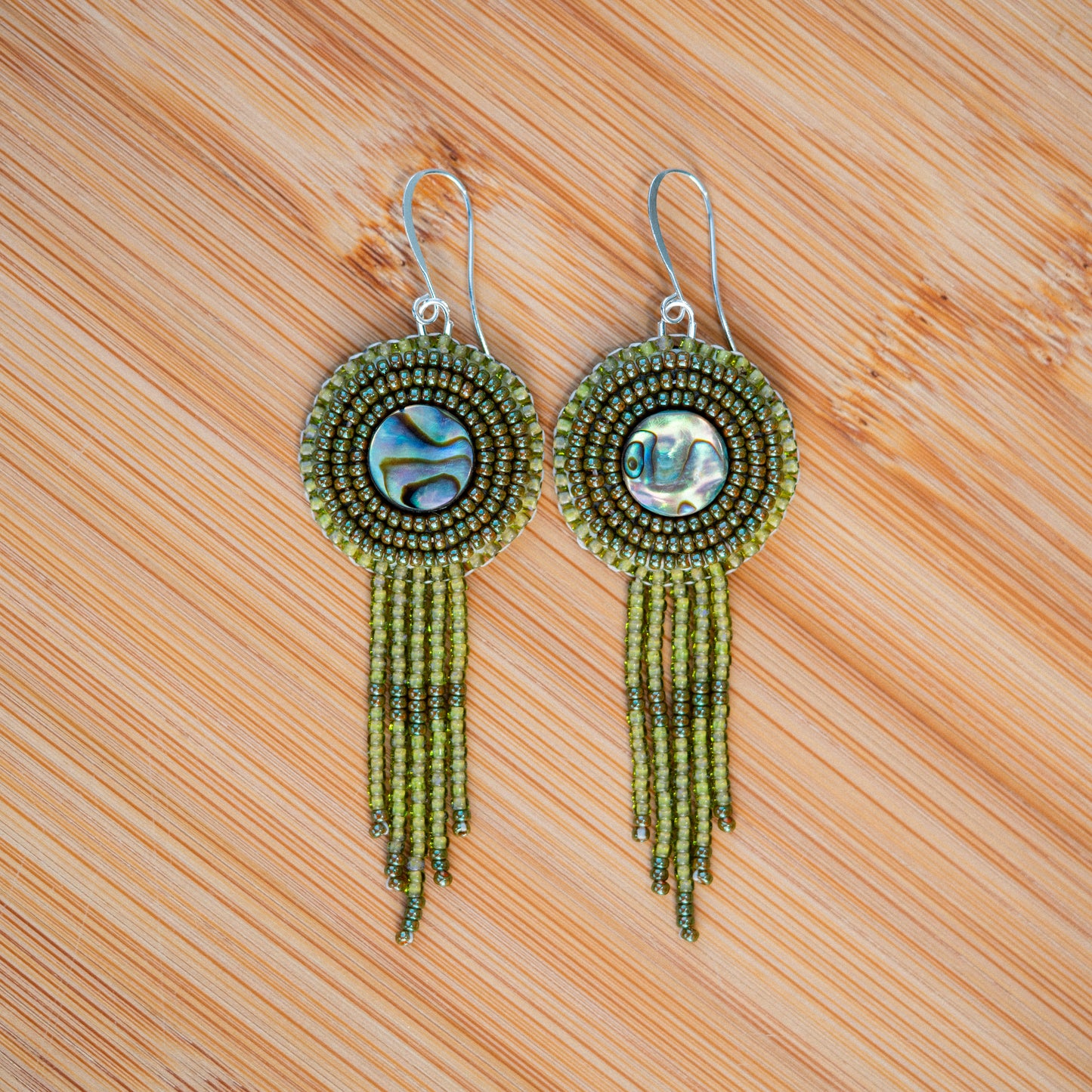 Abalone Fringe - Green